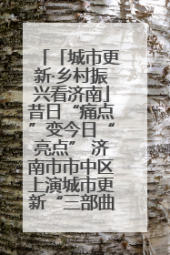「城市更新·乡村振兴看济南」昔日“痛点”变今日“亮点” 济南市市中区上演城市更新“三部曲”