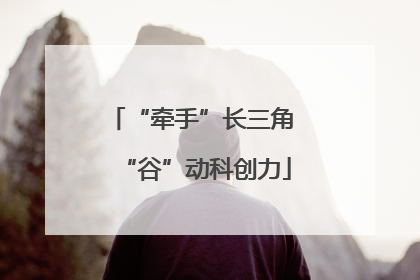 “牵手”长三角 “谷”动科创力