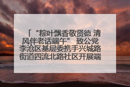 “粽叶飘香敬贤德 清风伴老话端午” 致公党李沧区基层委携手兴城路街道四流北路社区开展端午节主题活动