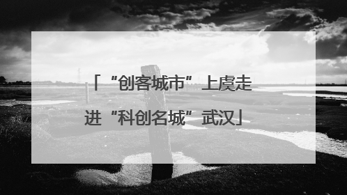 “创客城市”上虞走进“科创名城”武汉