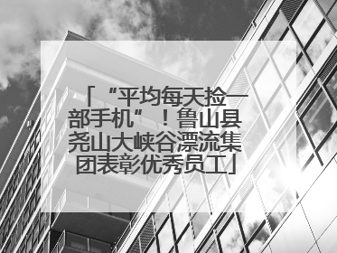 “平均每天捡一部手机”！鲁山县尧山大峡谷漂流集团表彰优秀员工