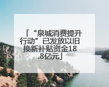 “泉城消费提升行动”已发放以旧换新补贴资金18.8亿元