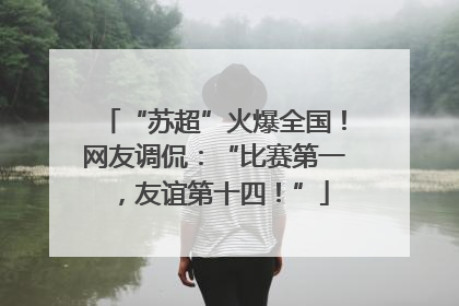 “苏超”火爆全国！网友调侃：“比赛第一，友谊第十四！”