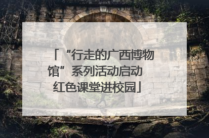 “行走的广西博物馆”系列活动启动 红色课堂进校园
