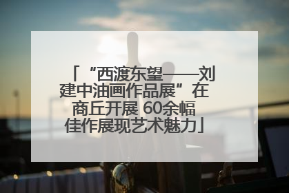 “西渡东望——刘建中油画作品展”在商丘开展 60余幅佳作展现艺术魅力