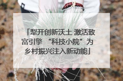 犁开创新沃土 激活致富引擎 “科技小院”为乡村振兴注入新动能