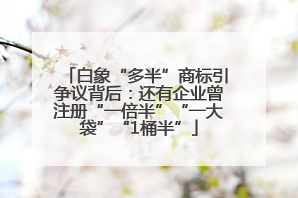 白象“多半”商标引争议背后：还有企业曾注册“一倍半”“一大袋”“1桶半”