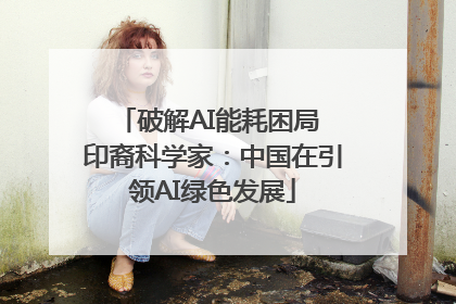 破解AI能耗困局 印裔科学家：中国在引领AI绿色发展