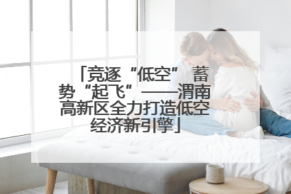 竞逐“低空” 蓄势“起飞”——渭南高新区全力打造低空经济新引擎