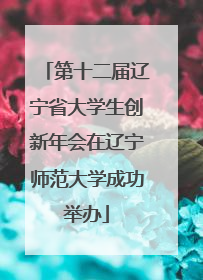 第十二届辽宁省大学生创新年会在辽宁师范大学成功举办