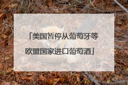 美国暂停从葡萄牙等欧盟国家进口葡萄酒