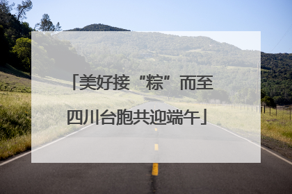 美好接“粽”而至 四川台胞共迎端午