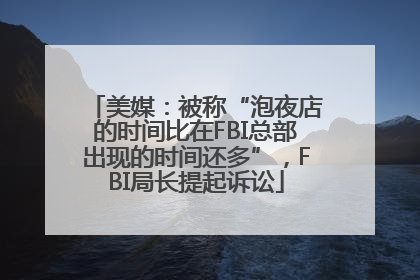 美媒：被称“泡夜店的时间比在FBI总部出现的时间还多”，FBI局长提起诉讼