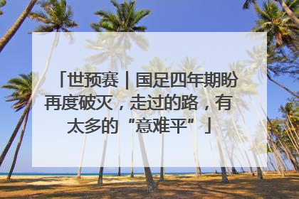 世预赛｜国足四年期盼再度破灭，走过的路，有太多的“意难平”