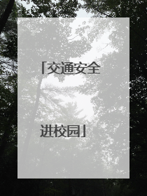 交通安全进校园