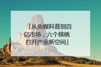 从央媒科普到百亿市场，六个核桃打开产业新空间