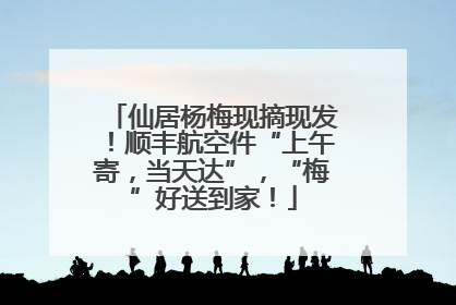 仙居杨梅现摘现发！顺丰航空件“上午寄，当天达”，“梅”好送到家！