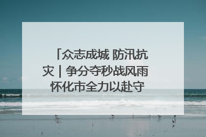众志成城 防汛抗灾｜争分夺秒战风雨 怀化市全力以赴守护人民群众安全