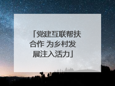 党建互联帮扶合作 为乡村发展注入活力