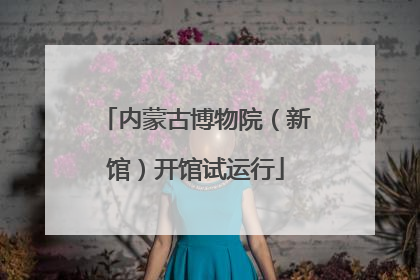 内蒙古博物院（新馆）开馆试运行
