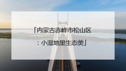 内蒙古赤峰市松山区：小湿地里生态美