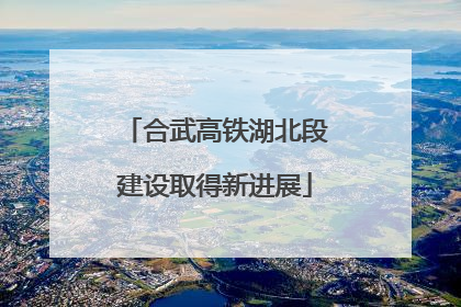 合武高铁湖北段建设取得新进展
