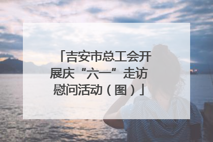 吉安市总工会开展庆“六一”走访慰问活动（图）