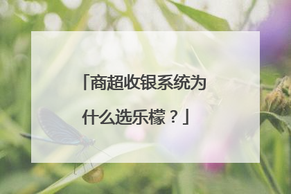 商超收银系统为什么选乐檬？