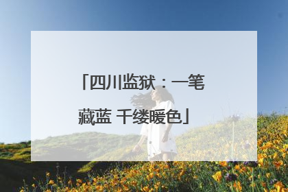 四川监狱：一笔藏蓝 千缕暖色