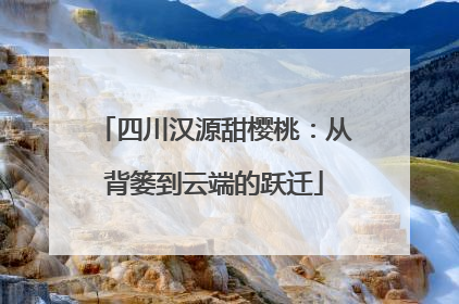 四川汉源甜樱桃：从背篓到云端的跃迁