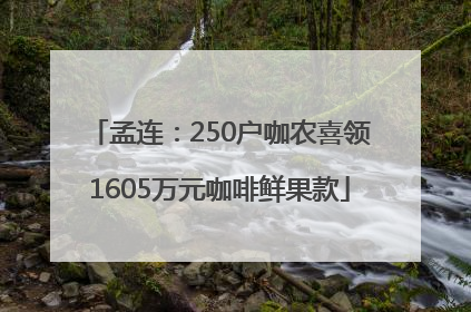 孟连：250户咖农喜领1605万元咖啡鲜果款