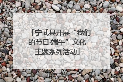 宁武县开展“我们的节日·端午”文化主题系列活动