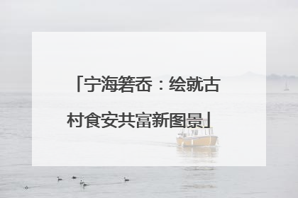 宁海箬岙：绘就古村食安共富新图景