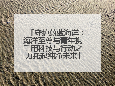 守护蔚蓝海洋：海洋至尊与青年携手用科技与行动之力托起纯净未来