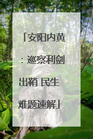 安阳内黄：巡察利剑出鞘 民生难题速解