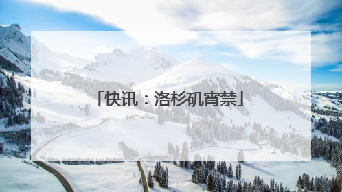 快讯：洛杉矶宵禁