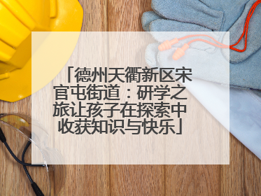德州天衢新区宋官屯街道：研学之旅让孩子在探索中收获知识与快乐