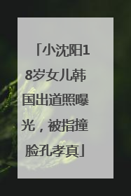 小沈阳18岁女儿韩国出道照曝光，被指撞脸孔孝真