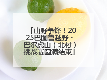 山野争锋！2025巴图鲁越野・巴尔虎山（北村）挑战赛圆满结束