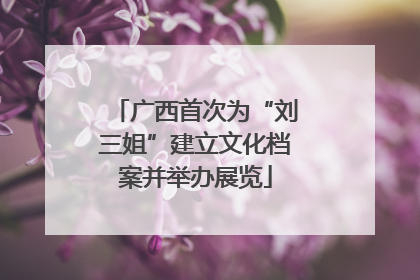 广西首次为“刘三姐”建立文化档案并举办展览