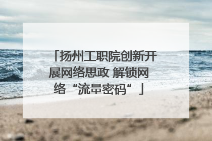 扬州工职院创新开展网络思政 解锁网络“流量密码”