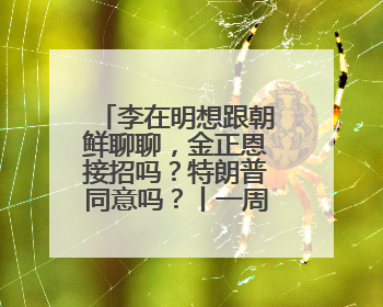 李在明想跟朝鲜聊聊，金正恩接招吗？特朗普同意吗？丨一周深读