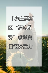 枣庄高新区“清凉消费”点燃夏日经济活力