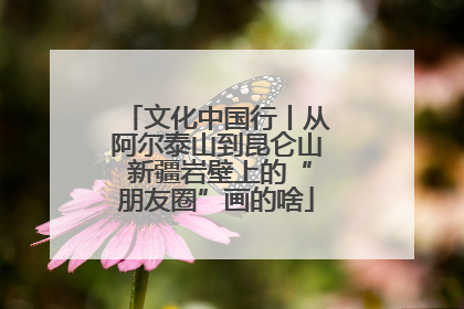 文化中国行丨从阿尔泰山到昆仑山 新疆岩壁上的“朋友圈”画的啥