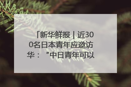 新华鲜报｜近300名日本青年应邀访华：“中日青年可以创造更好的未来”