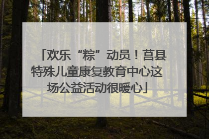 欢乐“粽”动员！莒县特殊儿童康复教育中心这场公益活动很暖心