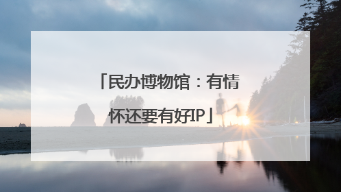 民办博物馆：有情怀还要有好IP