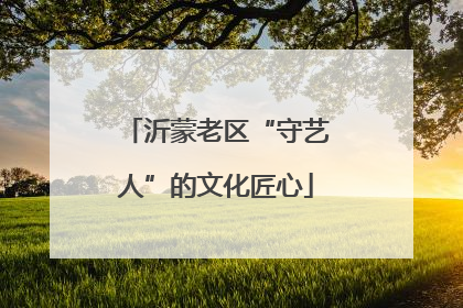 沂蒙老区“守艺人”的文化匠心
