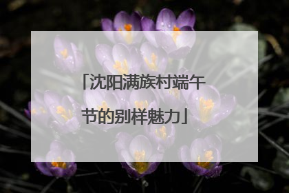 沈阳满族村端午节的别样魅力