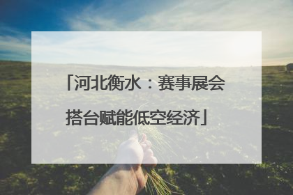 河北衡水：赛事展会搭台赋能低空经济